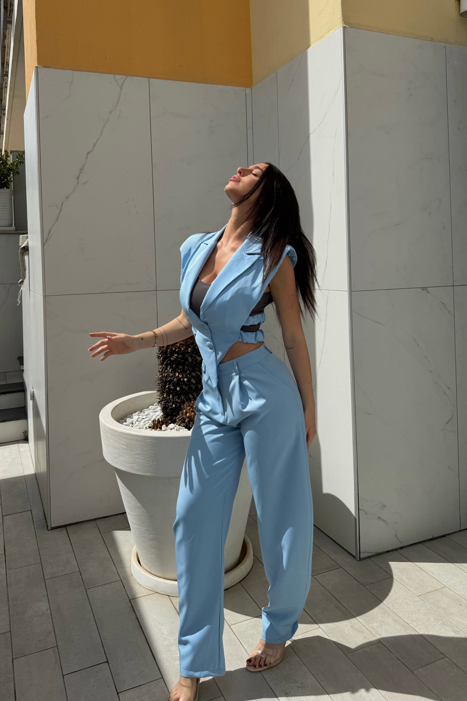 Tailleur WOW azzurro