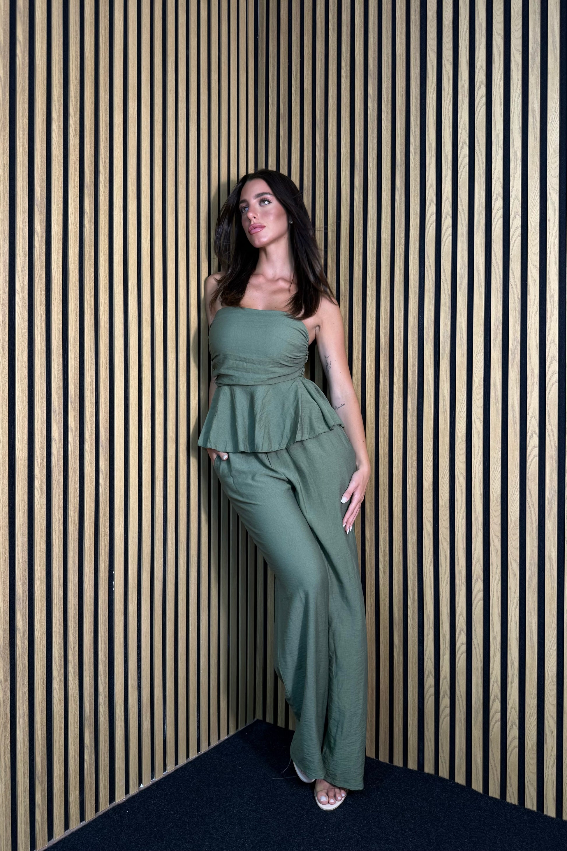 Set FLORA verde militare