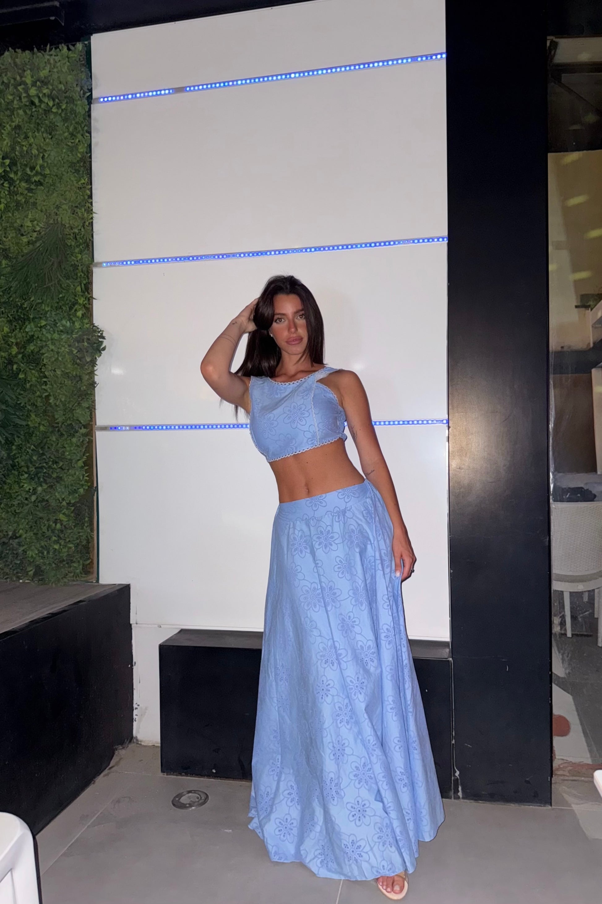 Coordinato CAPRI azzurro