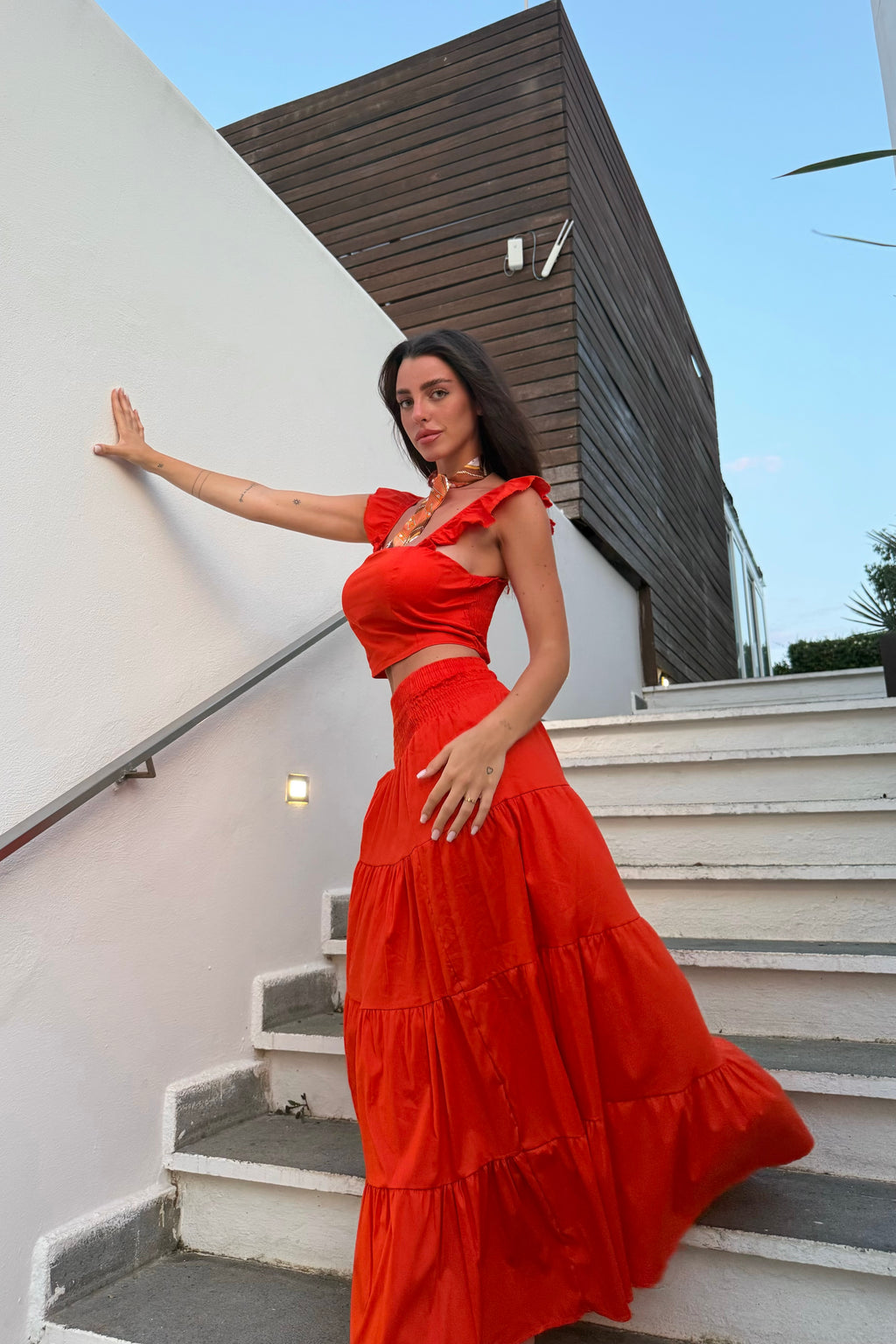 Coordinato SANTORINI arancione