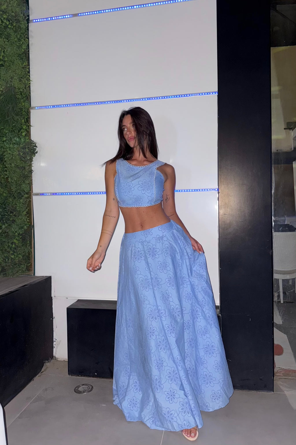 Coordinato CAPRI azzurro