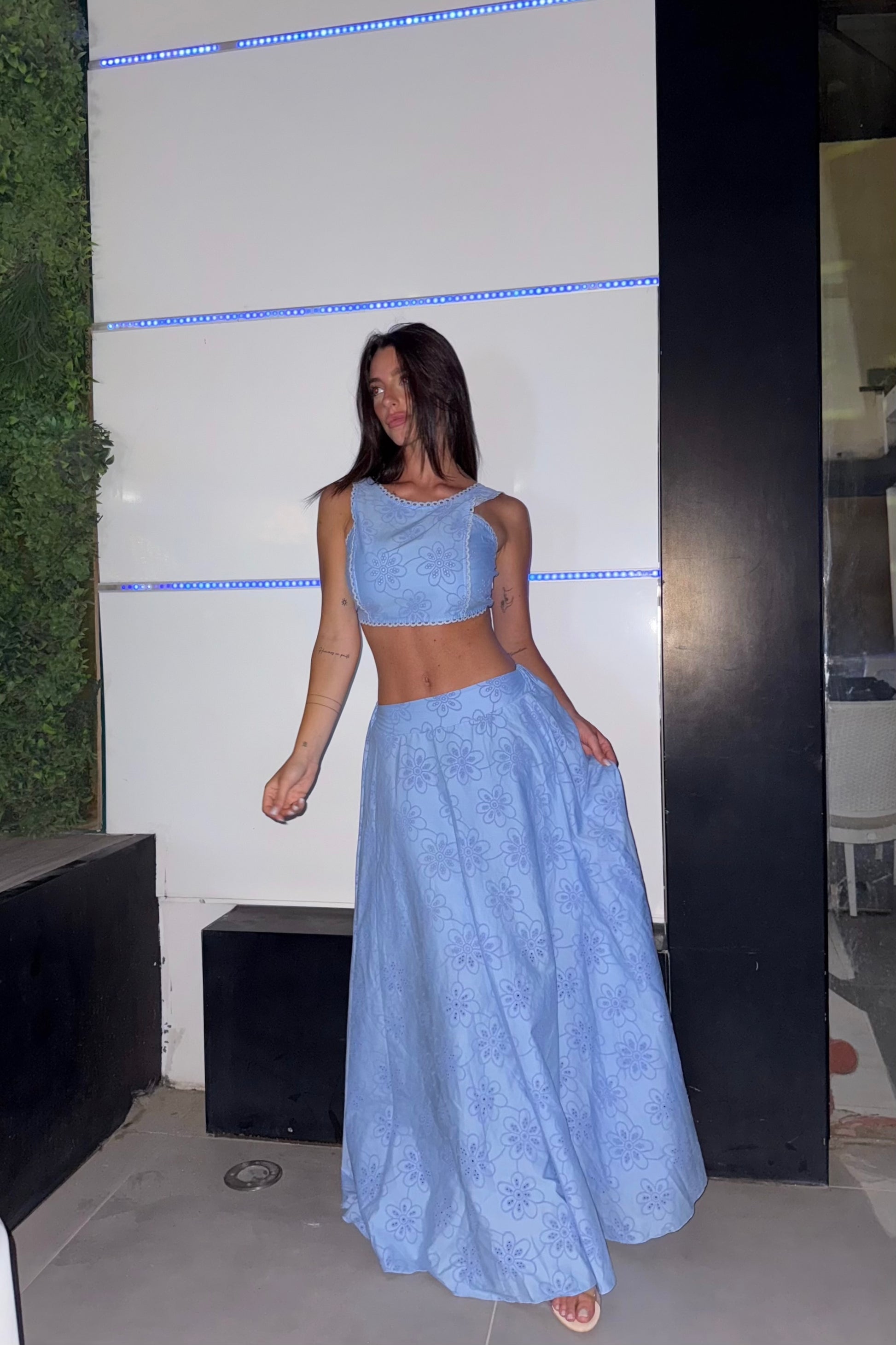 Coordinato CAPRI azzurro