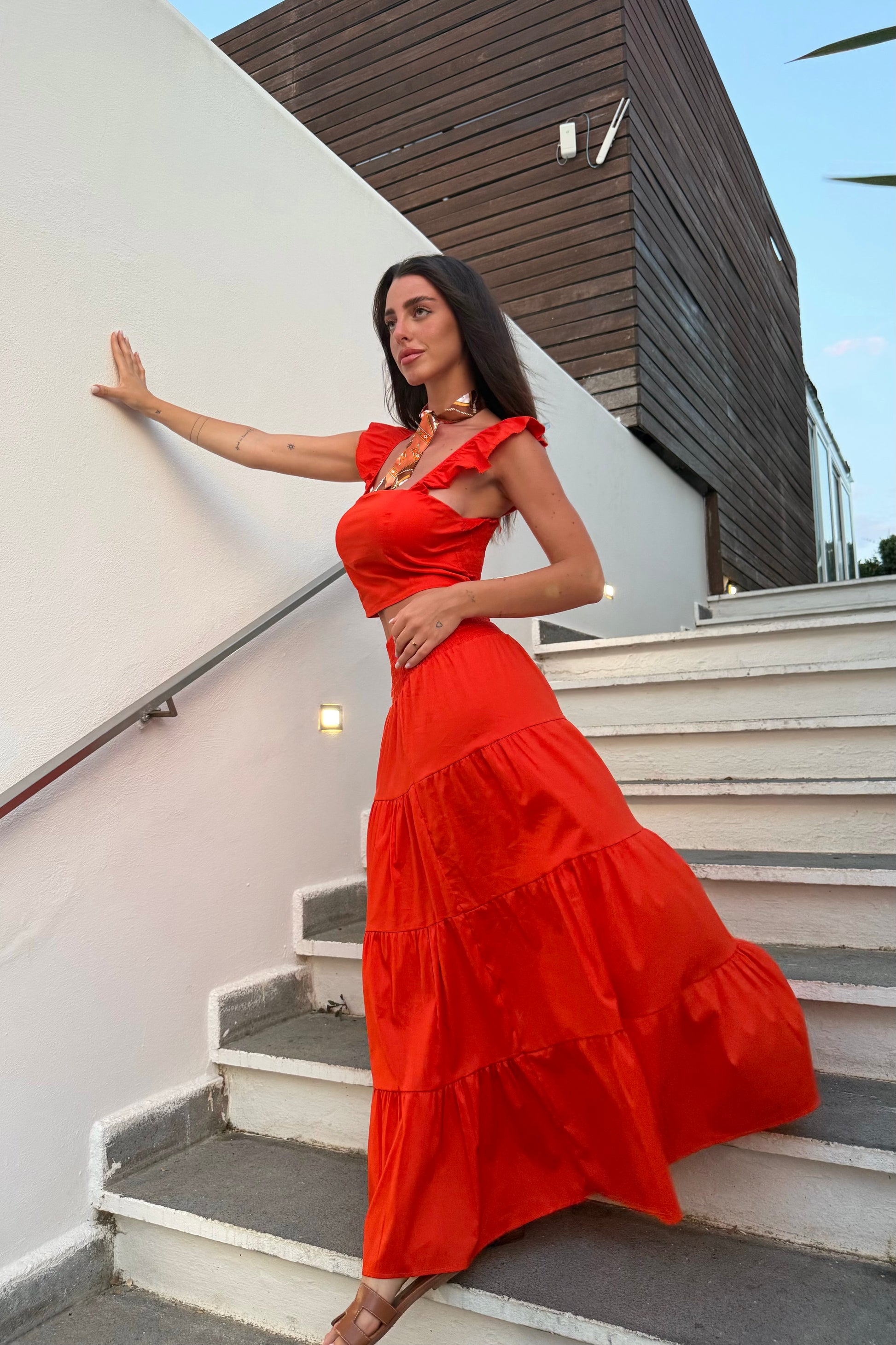 Coordinato SANTORINI arancione