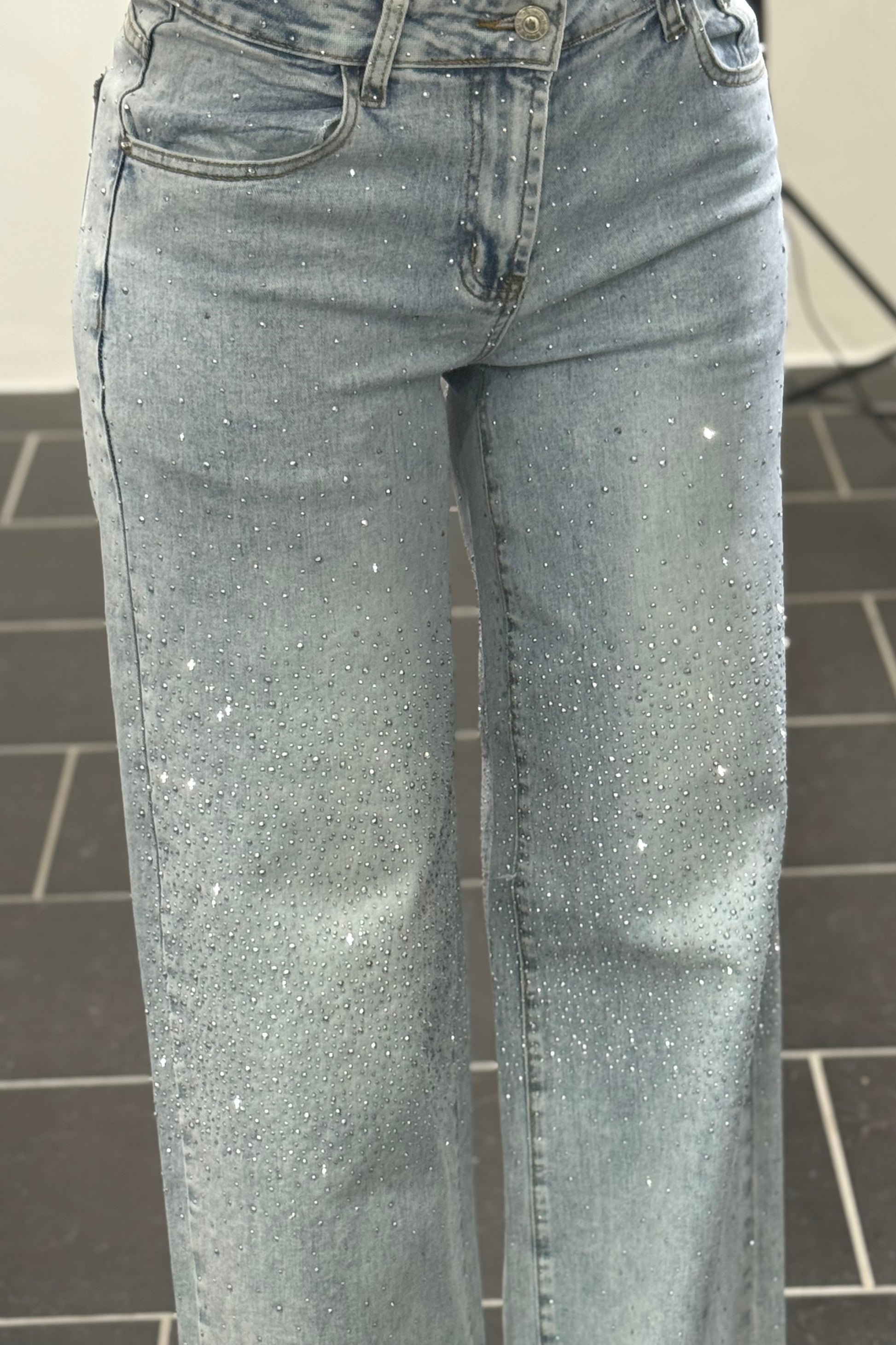Denim shine over