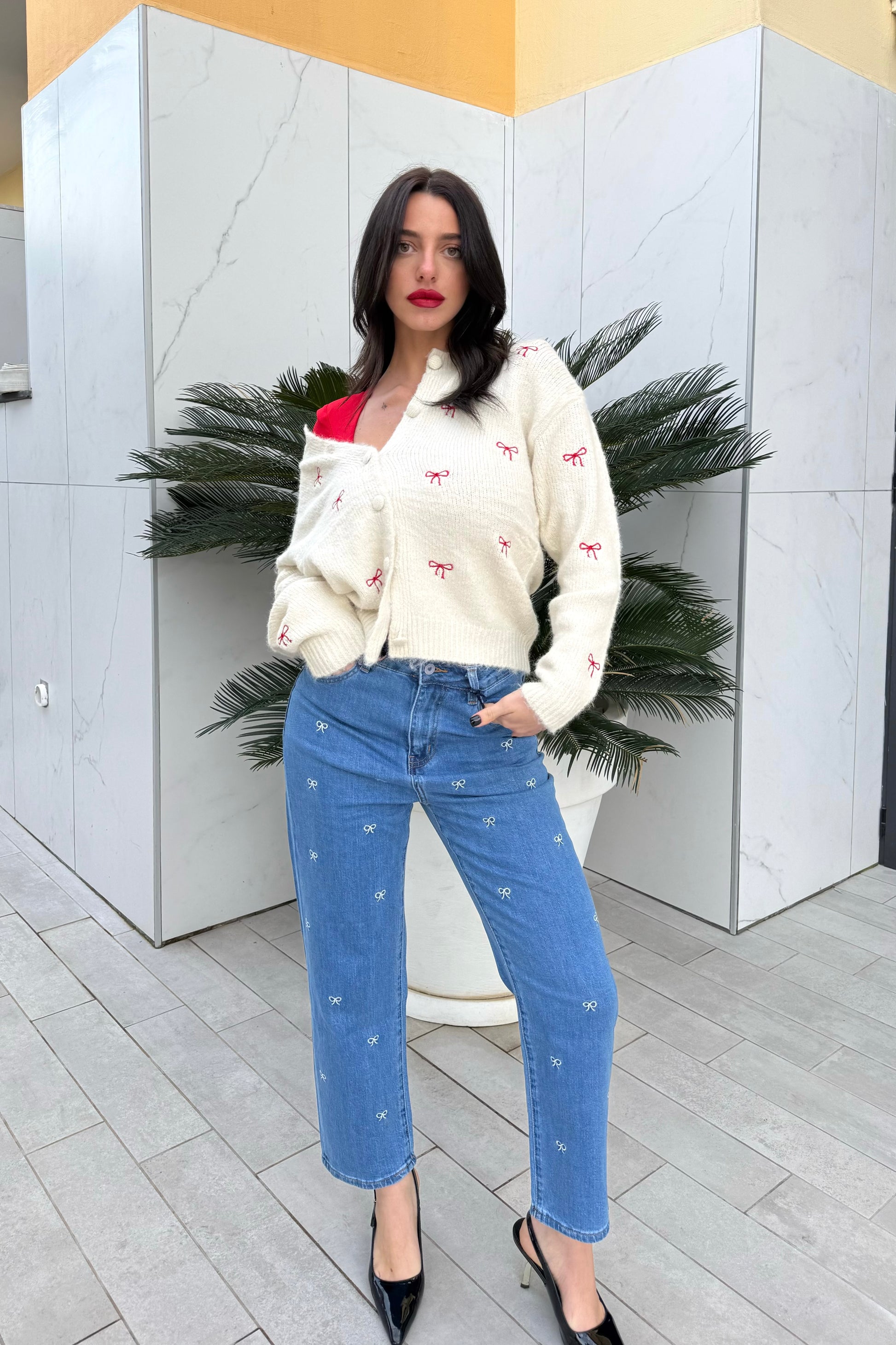 Denim flake