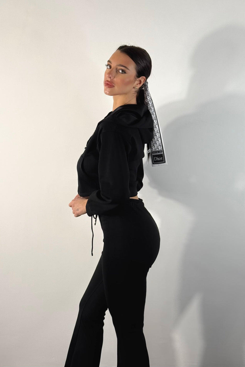 Tuta chic nera