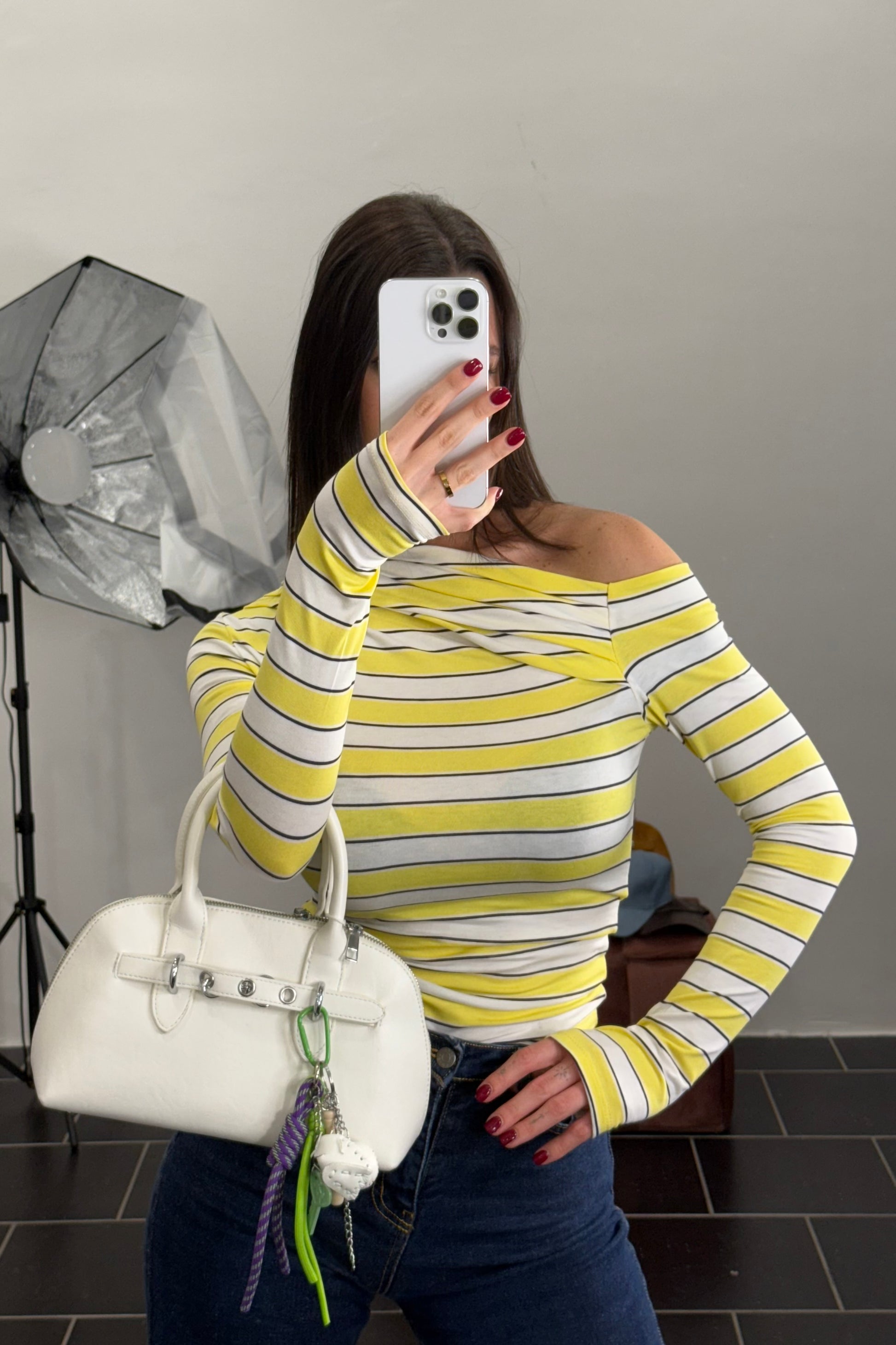 Maglia kim gialla in cotone